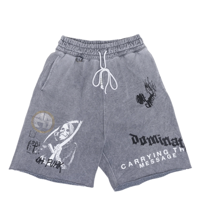 Paly Carrying the Message Light Grey Sweat Shorts