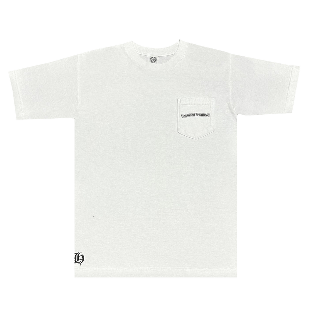 Chrome Hearts 'White' Arch Logo Pocket Tee