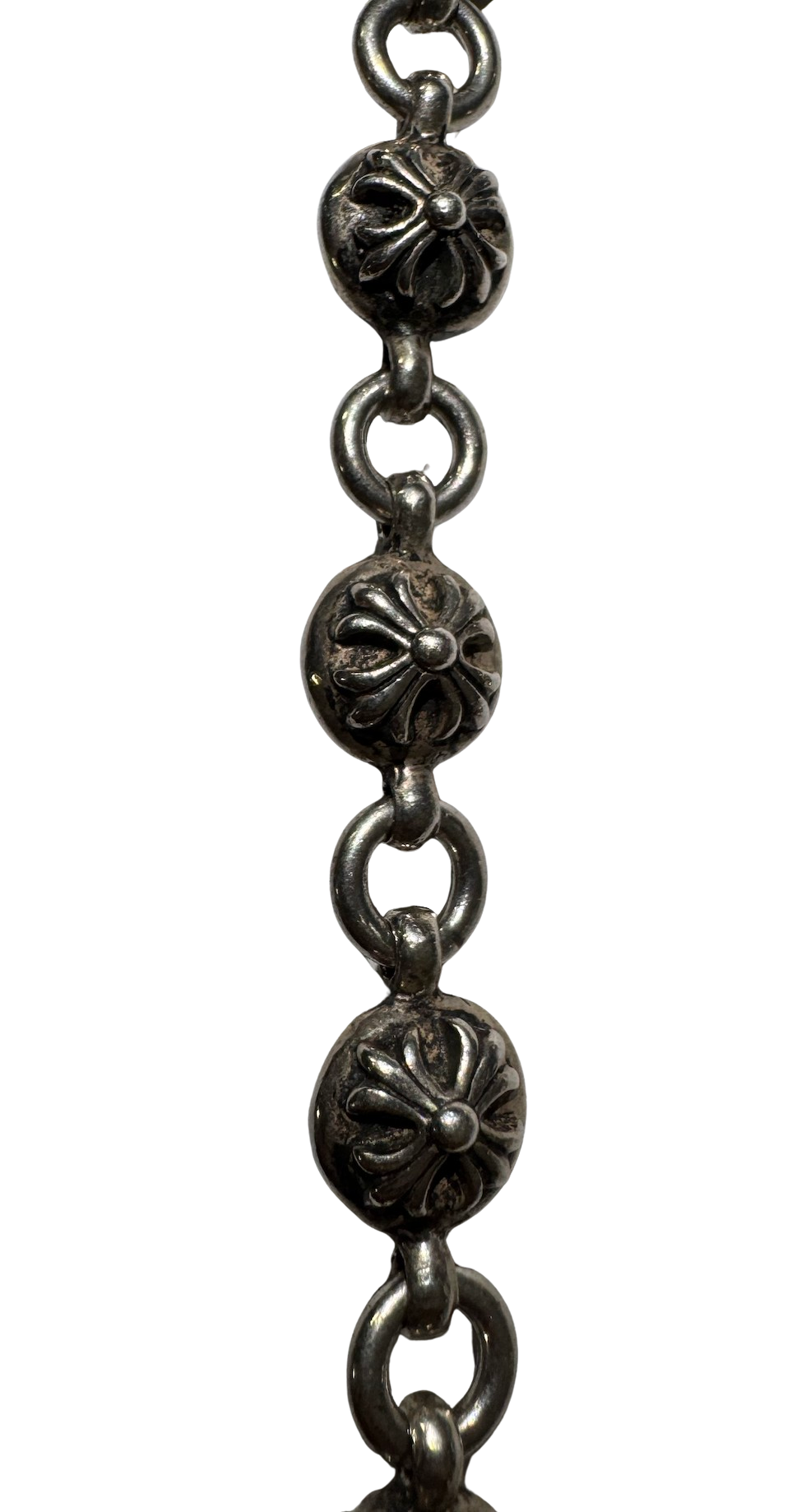 Chrome Hearts 'Crossball' 18 in Wallet Chain