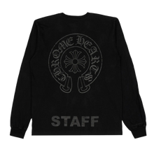 Chrome Hearts  'Black' Staff Horseshoe Logo Longsleeve
