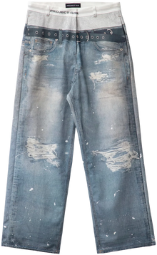 Project G/R 'Trompe L'œil' Denim Pants