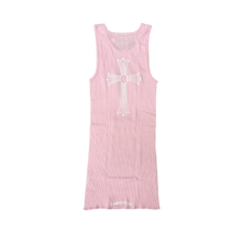 Chrome Hearts 'Pink' T Bar Cross Tank Top