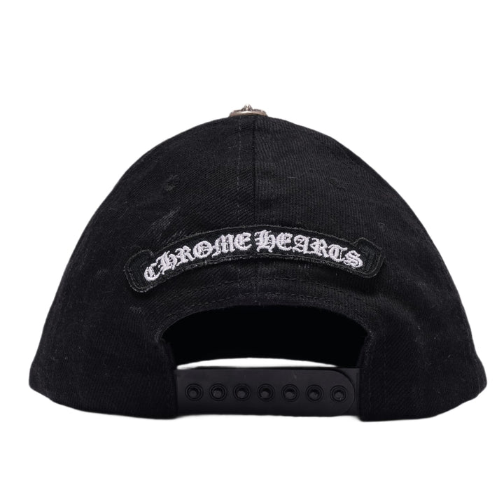 Chrome Hearts Embroidered Fleur Scroll Logo Hat