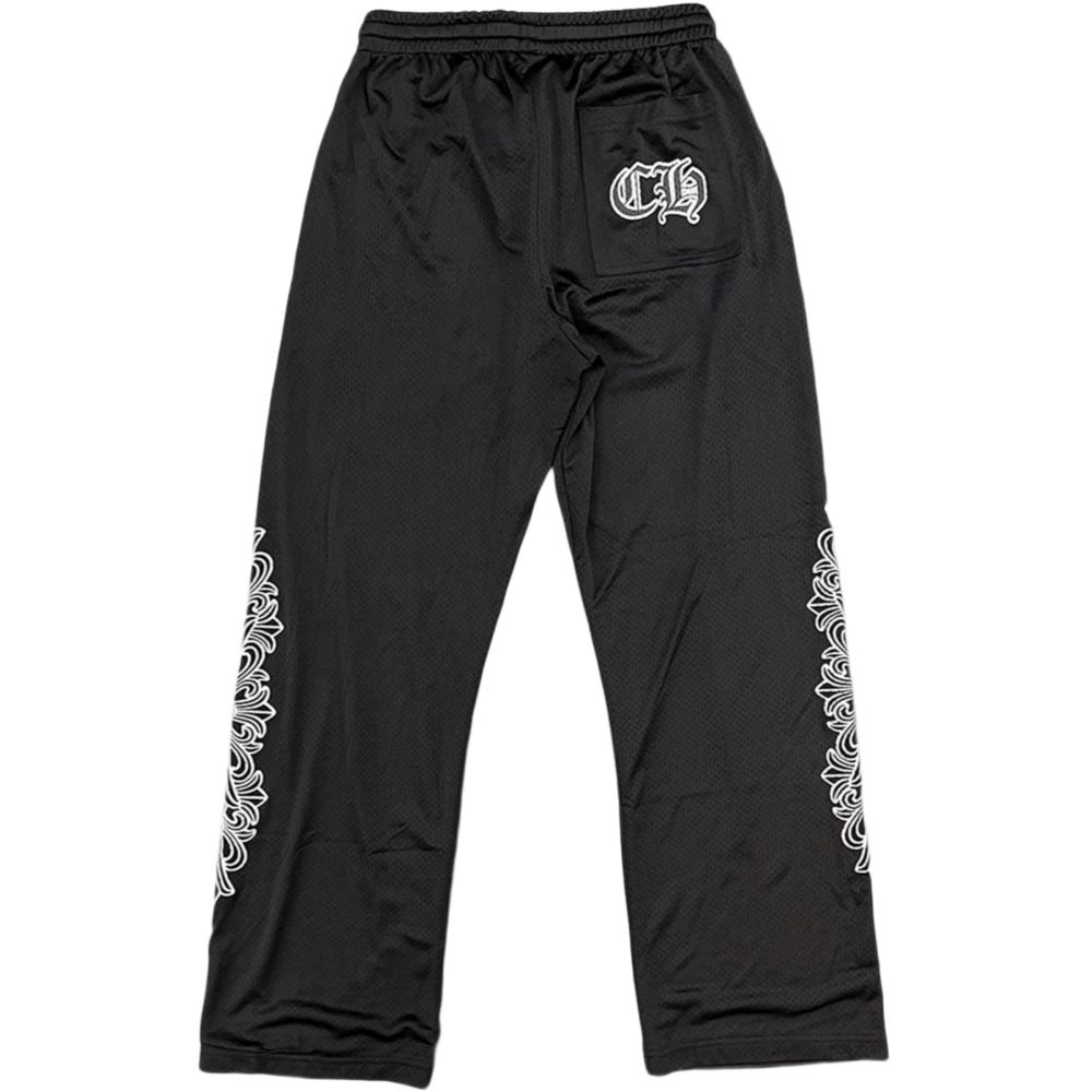Chrome Hearts 'Black' Mesh Warm Up Pants