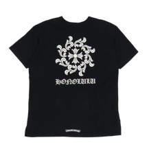 Chrome Hearts 'Horseshoe Honolulu Exclusive Spiral Plus Cross' Black Pocket Tee
