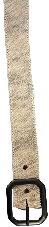 White Cowhair Belt