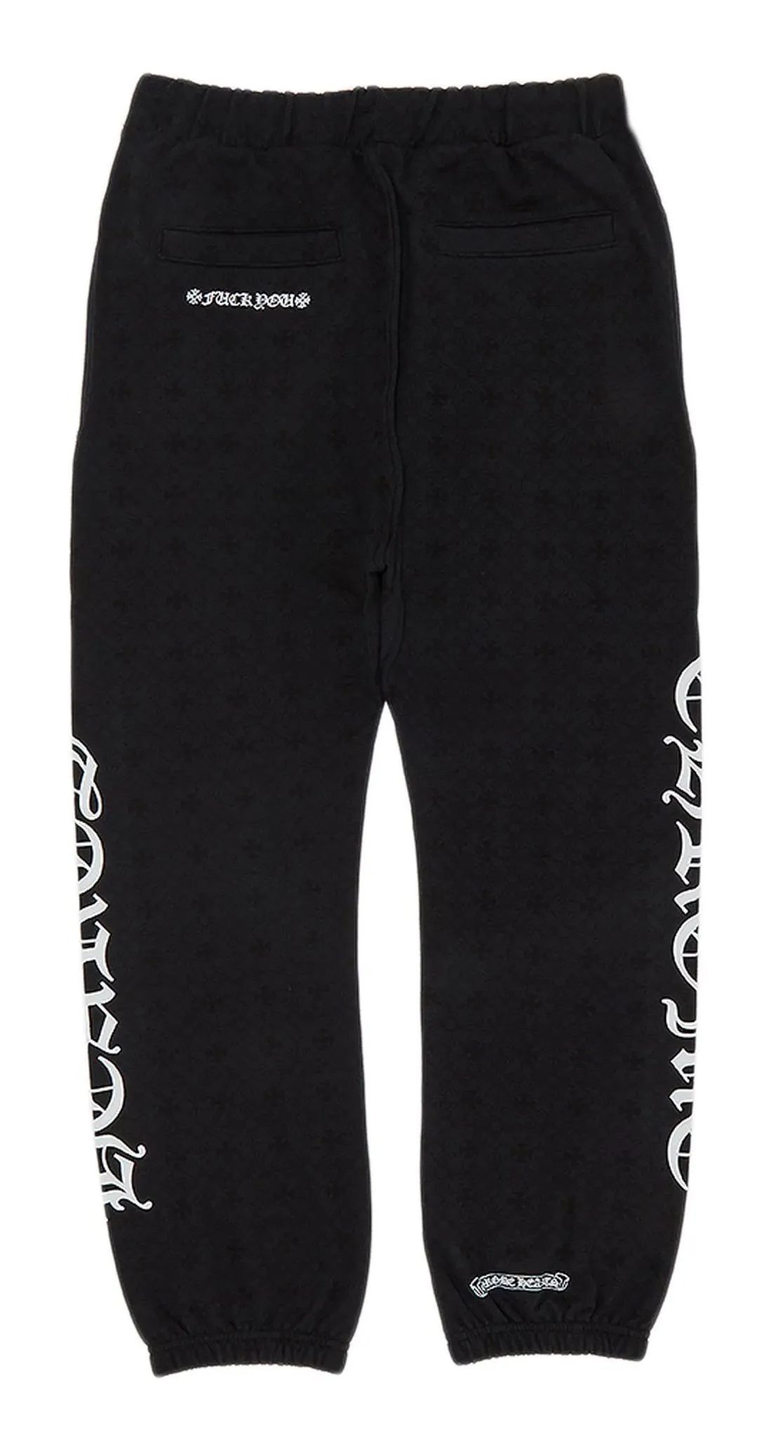 Chrome Hearts 'Black Monogram Cross' Sweatpants