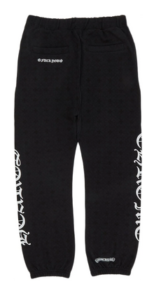 Chrome Hearts 'Black Monogram Cross' Sweatpants
