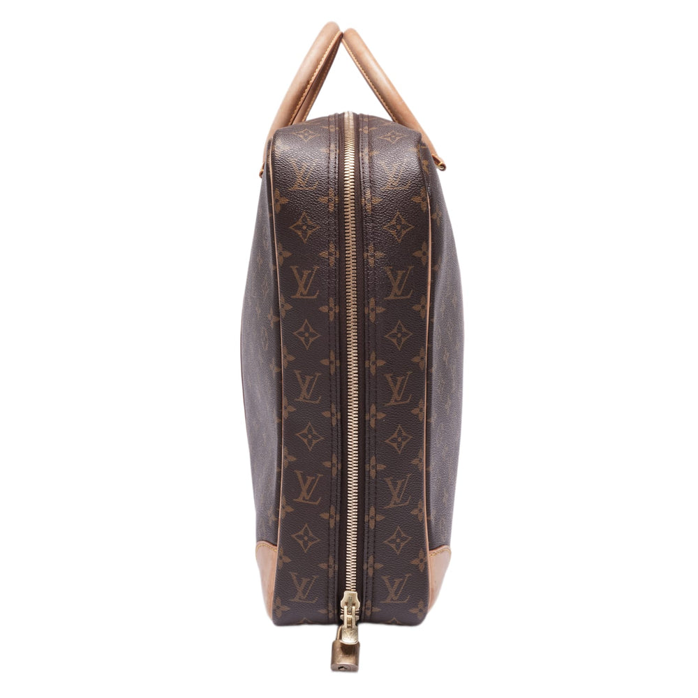 Louis Vuitton 'Brown Monogram' Sirius 55 Suitcase Canvas Travel Bag