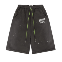 Better Days 'Black Painted' 3/4 Shorts