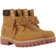 Louis Vuitton x Timberland 'Monogram' Wheat Boots