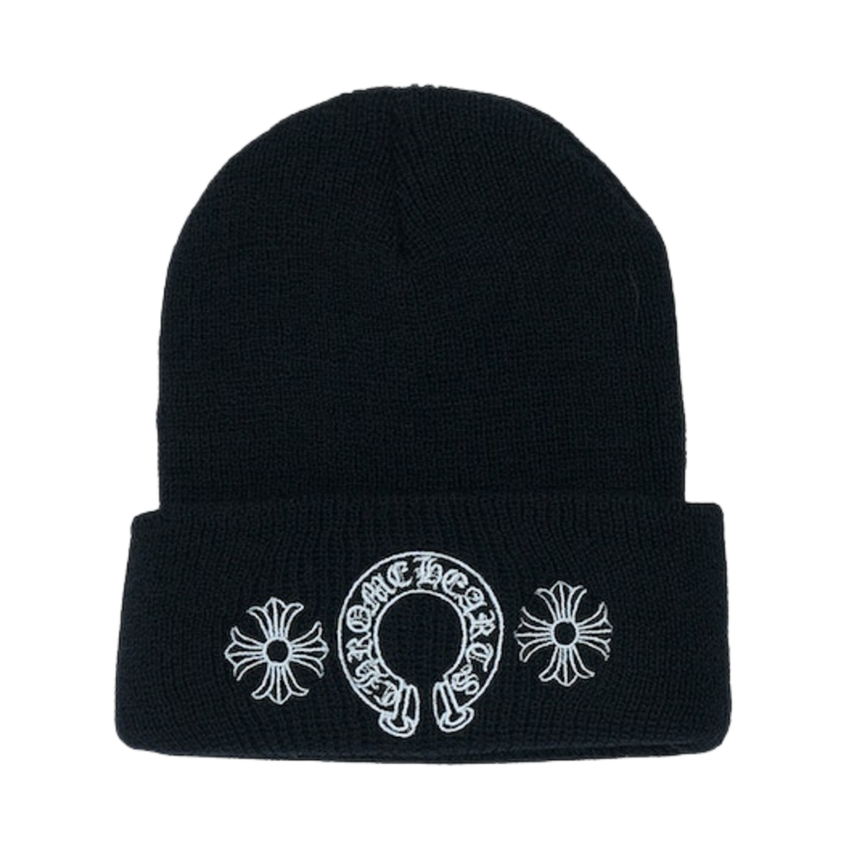 Chrome Hearts 'Horseshoe Logo' Black Beanie