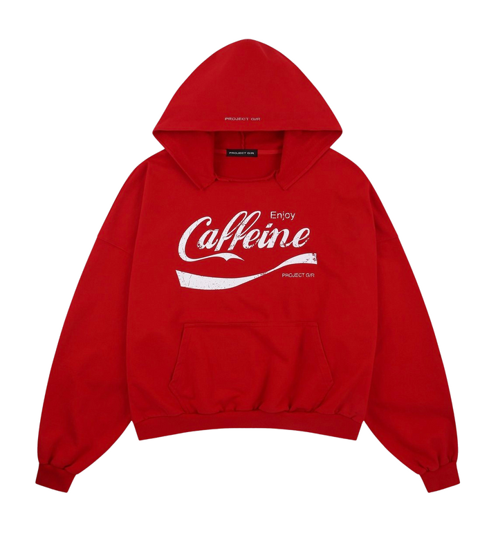 Project G/R 'Caffeine' Membership Red Hoodie