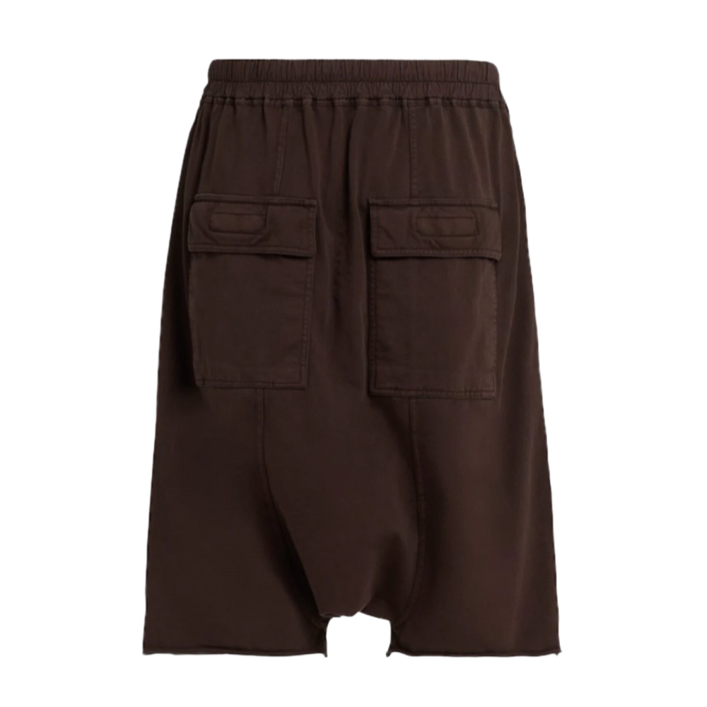 Rick Owens DRKSHDW 'Pod' Drawstring Brown Shorts