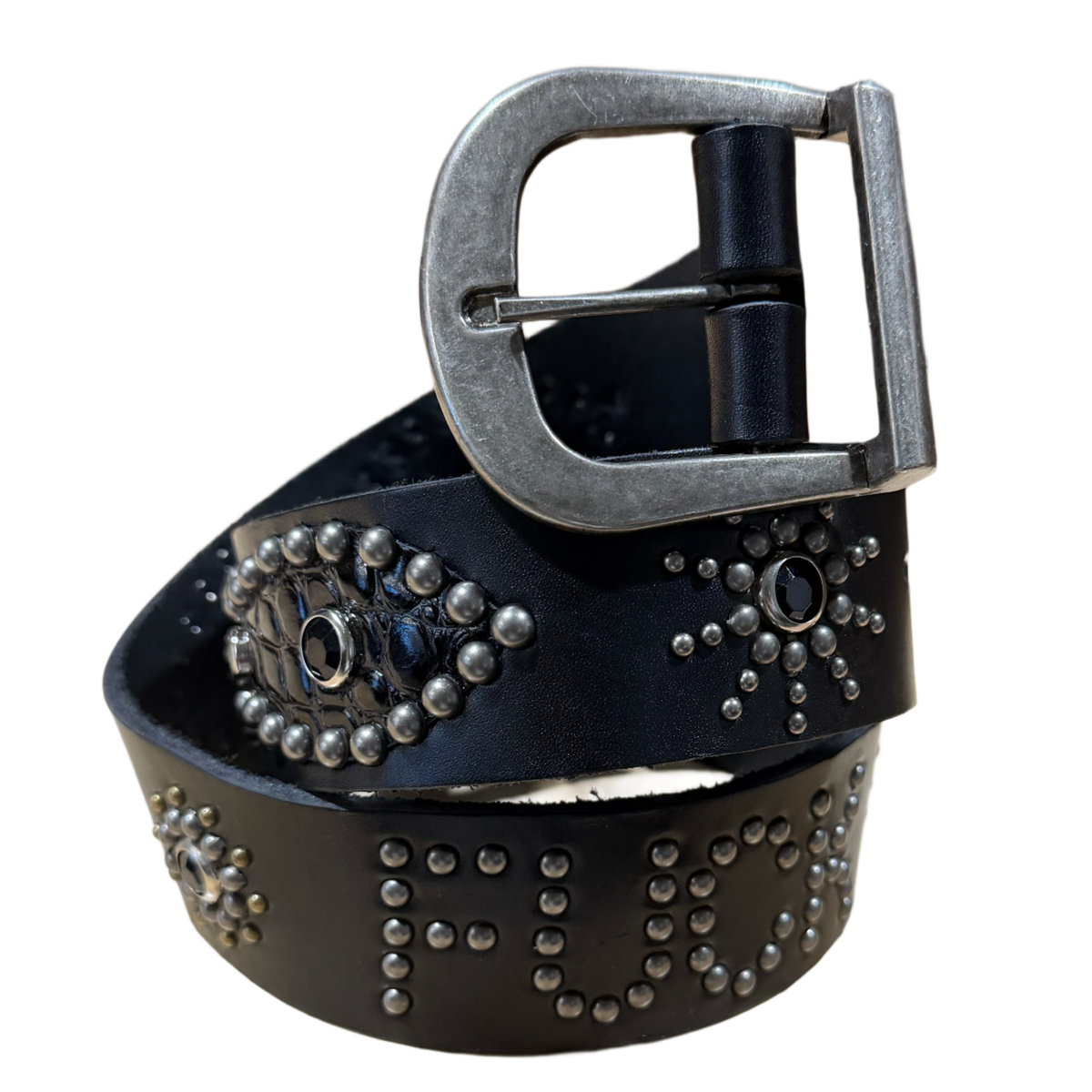 Studded 'Black Snake' Fuck Off Belt