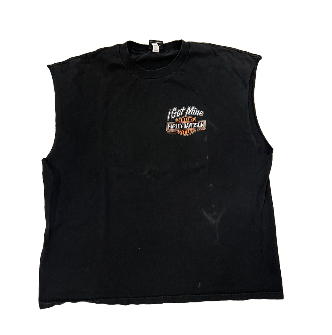 Harley Davidson 'Got Mine' Vintage Cutoff