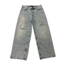 Balenciaga 'Light Blue' Destroyed Baggy Jean