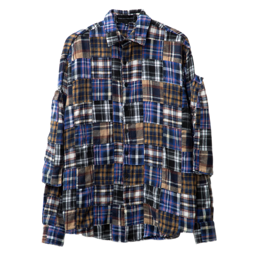 Who Decides War 'Multiplaid' Pocket Flannel Shirt