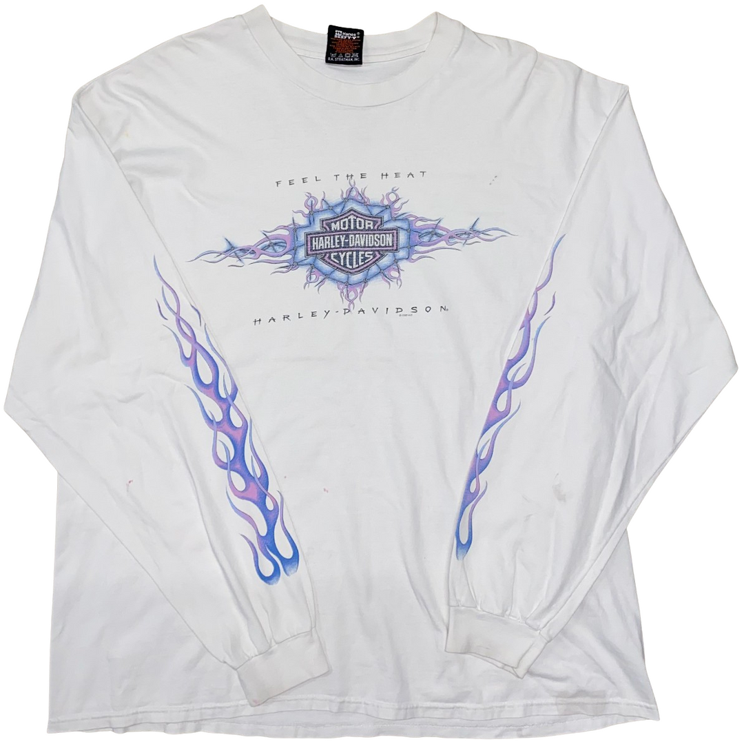 Harley Davidson 'Feel the Heat' Pensacola, FL Vintage Longsleeve