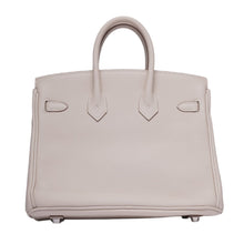 Hermès 'Craie Togo' Palladium Hardware Birkin 25 Bag