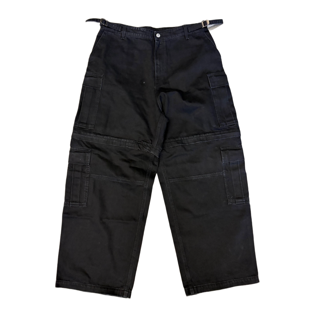 Vetements 'Black' Transformer Cargo Pants