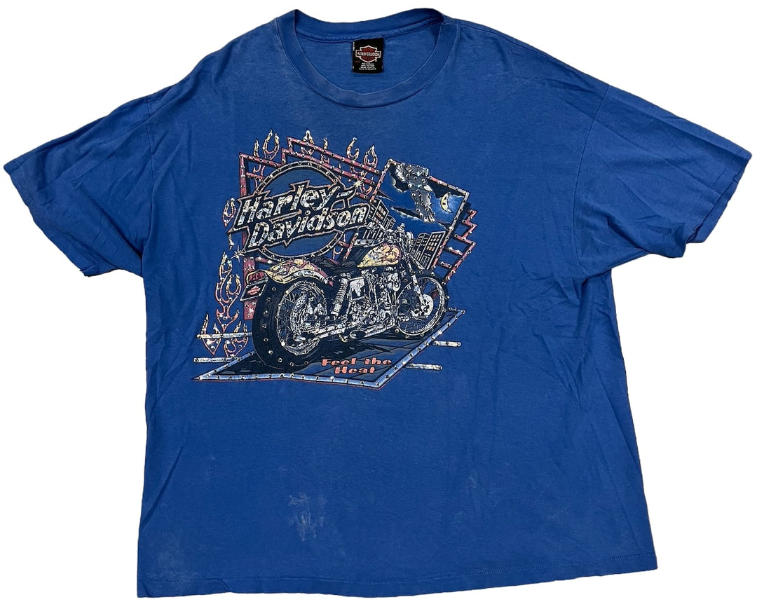 Harley Davidson 'New York' Rhinestone Vintage Tee