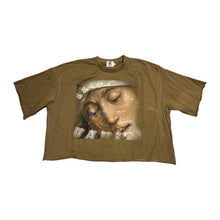 Saint Vanity 'Brown' Love Saint Cropped Crewneck