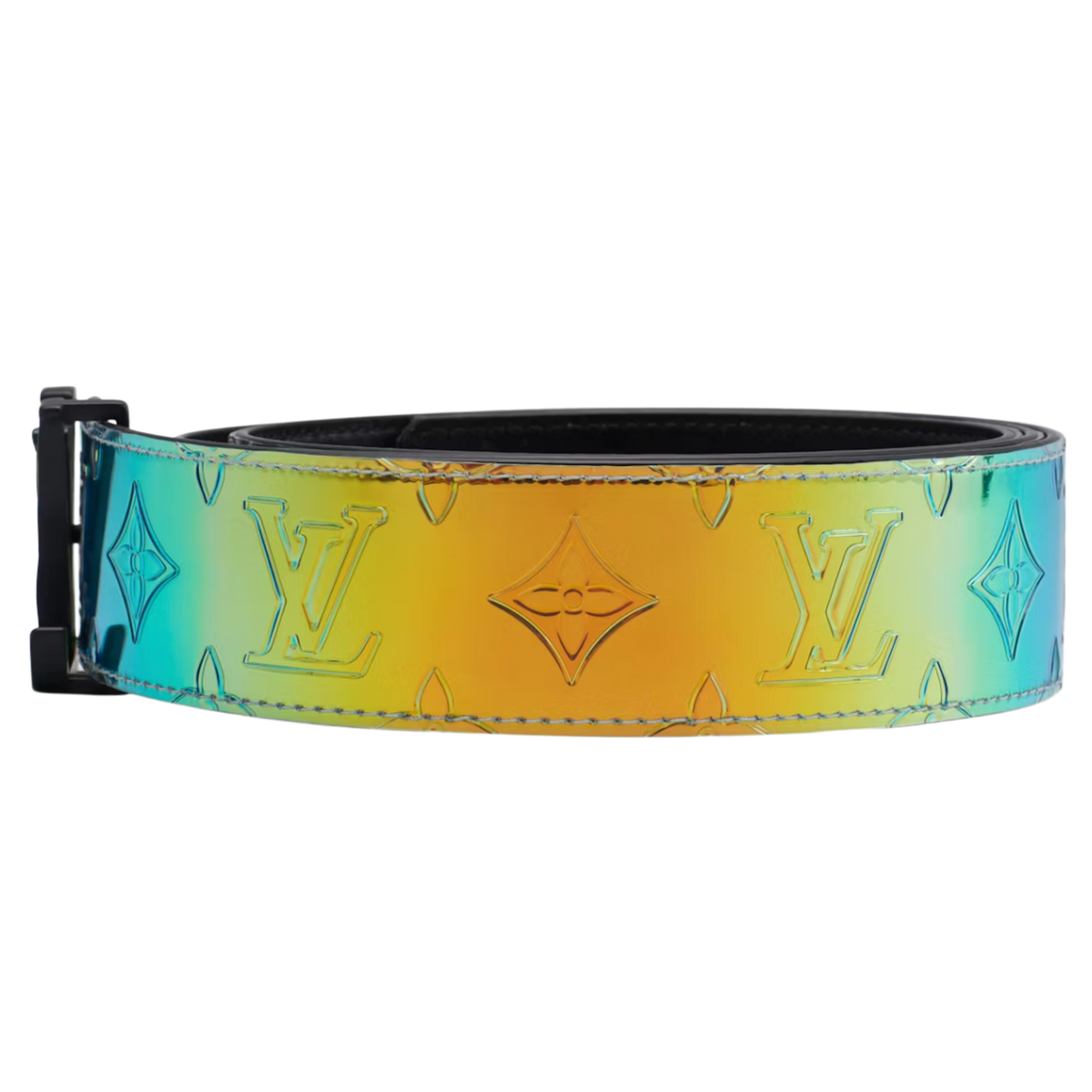 Louis Vuitton 'Blue' LV Monogram Reversible 40mm Belt
