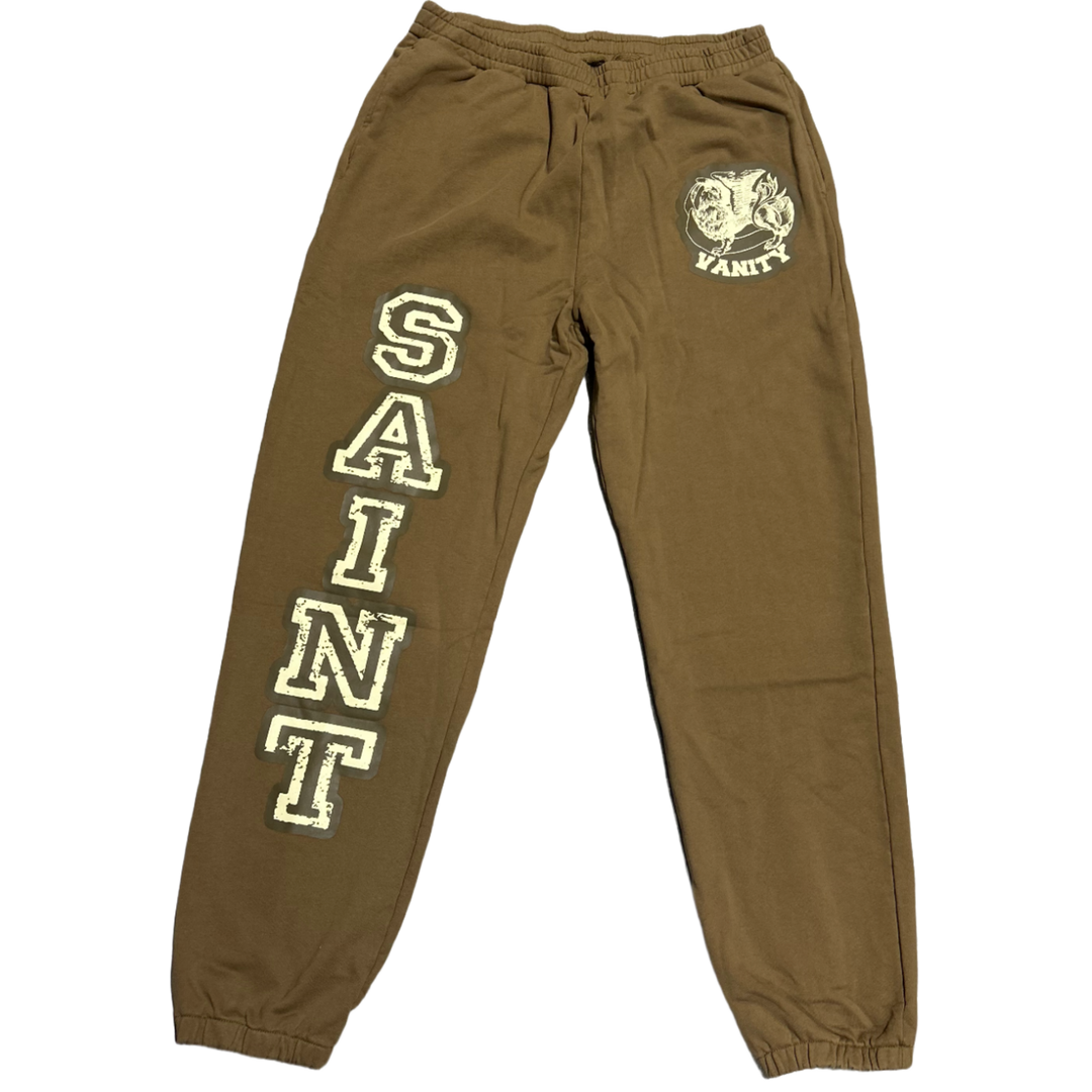 Saint Vanity 'Brown' Love Saint Sweatpants
