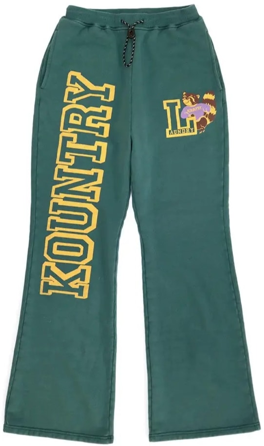 Kapital 'Green' Kountry Flare Sweatpants