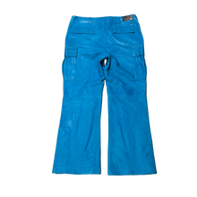 Amiri 'Blue' Leather Cargo Pants