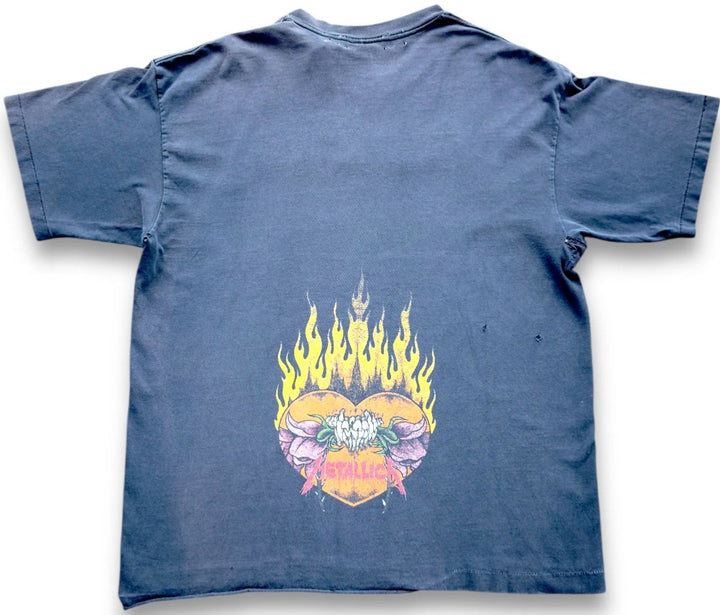 Earthling VIP 'Flaming Skull' Vintage Metallica Tee