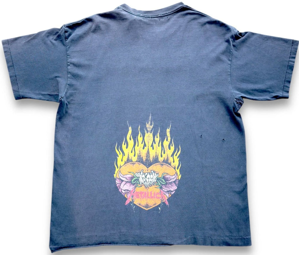Earthling VIP 'Flaming Skull' Vintage Metallica Tee