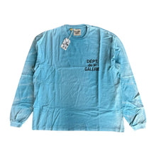 Gallery Dept 'Blue/Black' French Logo Longsleeve Tee