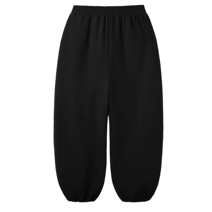 Gold + Vintage Raspberry Hills 'Berry Med' Black Sweatpants