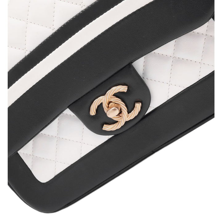 Chanel 'Bicolor' Small Lambskin Paris Cosmopolite Flap Bag
