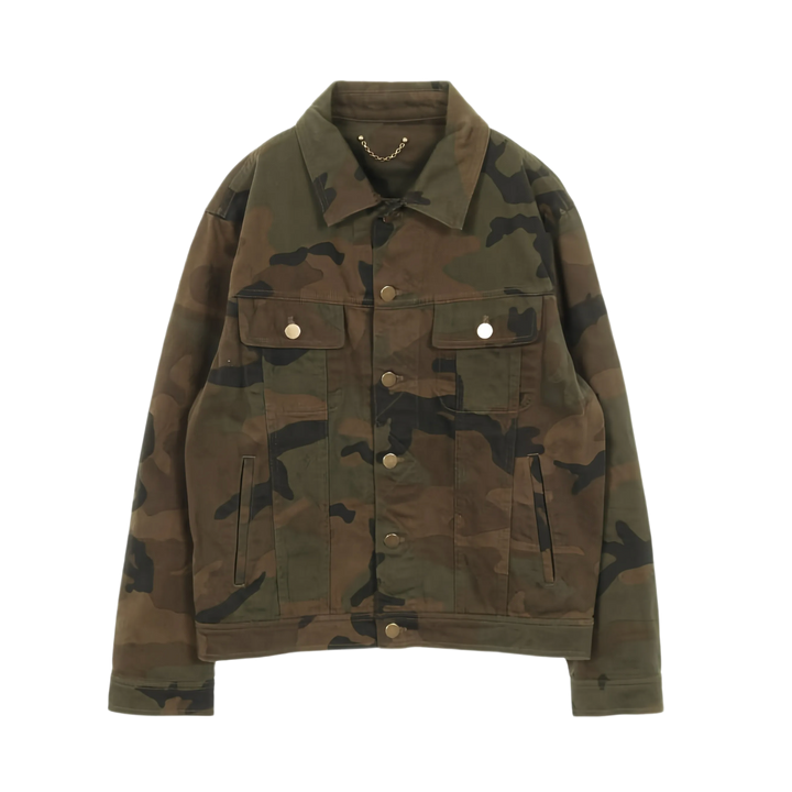 Supreme Louis Vuitton Jacquard Denim Trucker Jacket Camo