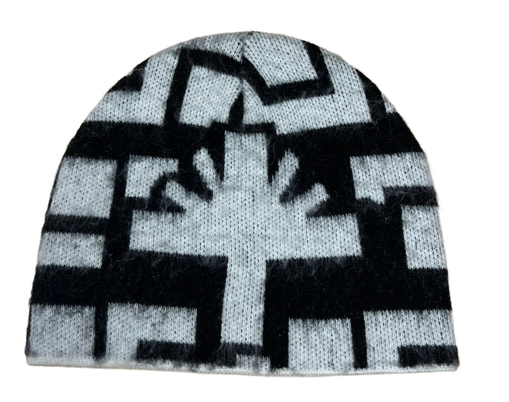 Vertabrae 'Mohair' Black Beanie