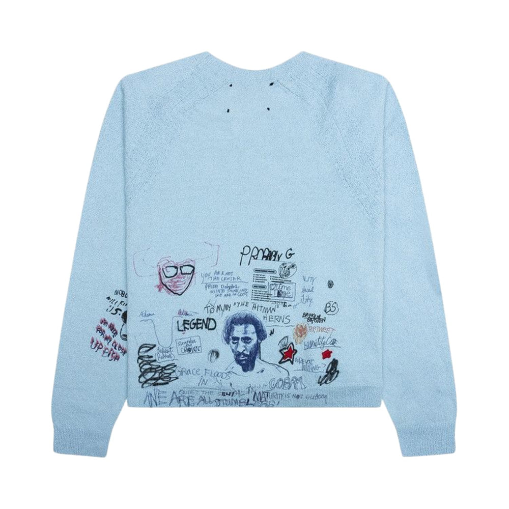 Paly 'Booze Crooze' Blue Knit Sweater