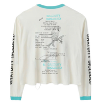 Happy Memories Don't Die 'White/Blue' Wringer Gratuity Longsleeve Tee