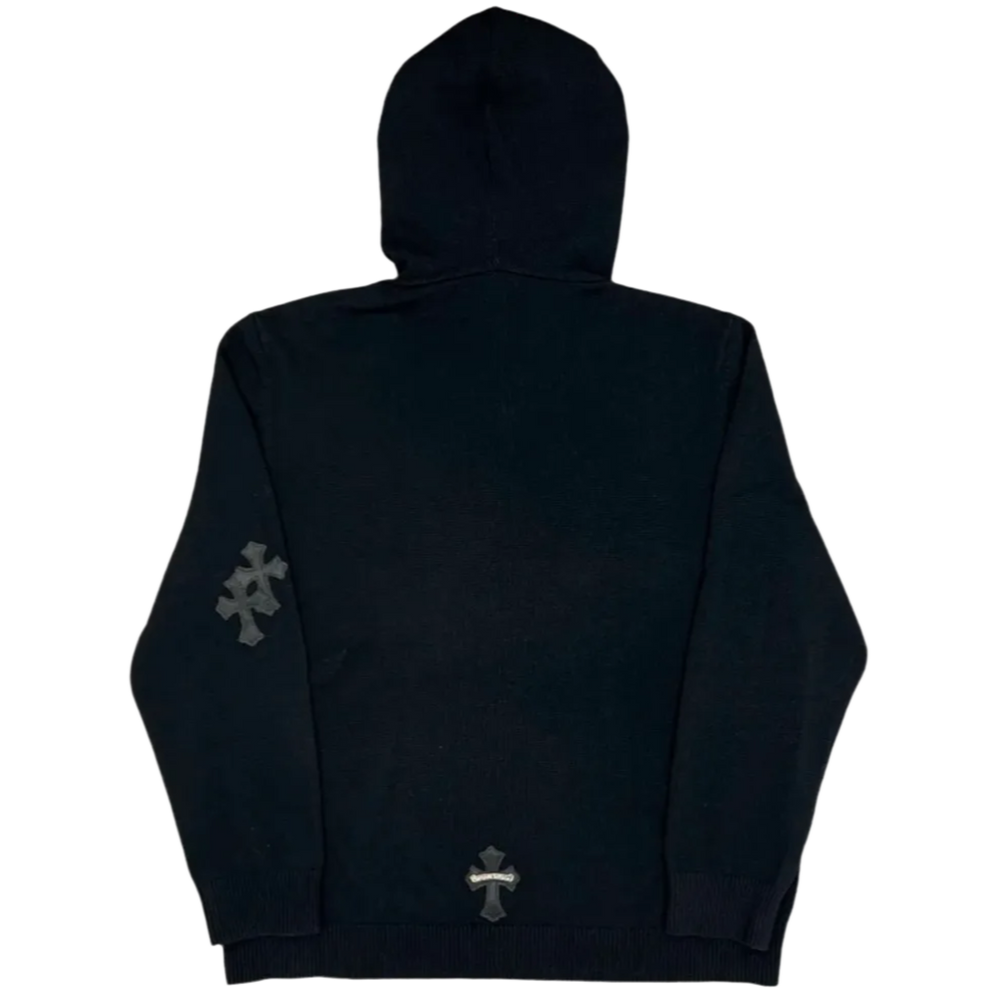 Chrome Hearts 'Black' Cashmere 3 Patch Hoodie