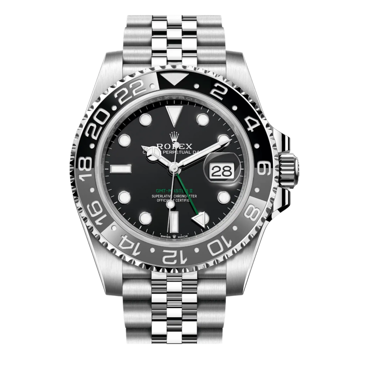 Rolex GMT Master II 'Bruce Wayne' 40 Jubilee Bracelet Watch 2026 126710GRNR