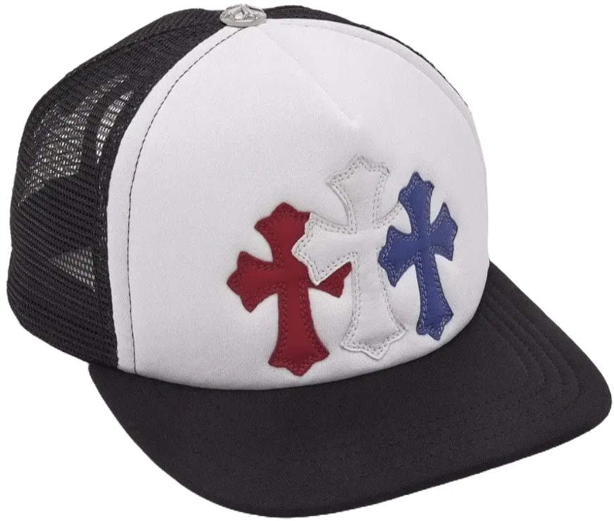 Chrome Hearts '3 Patch' Trucker Hat