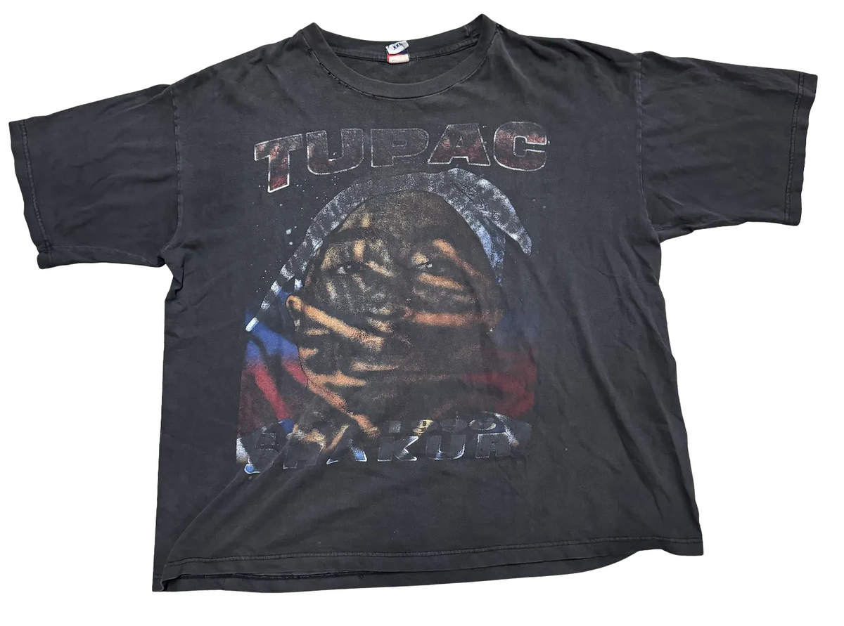 Tupac Shakur 'Makaveli' Vintage Black Tee