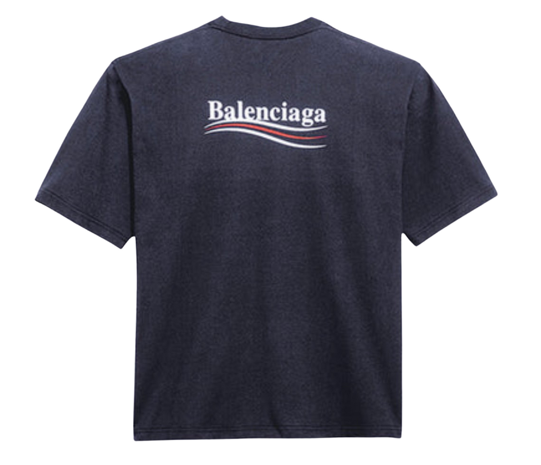 Balenciaga 'Navy' Campaign Tee