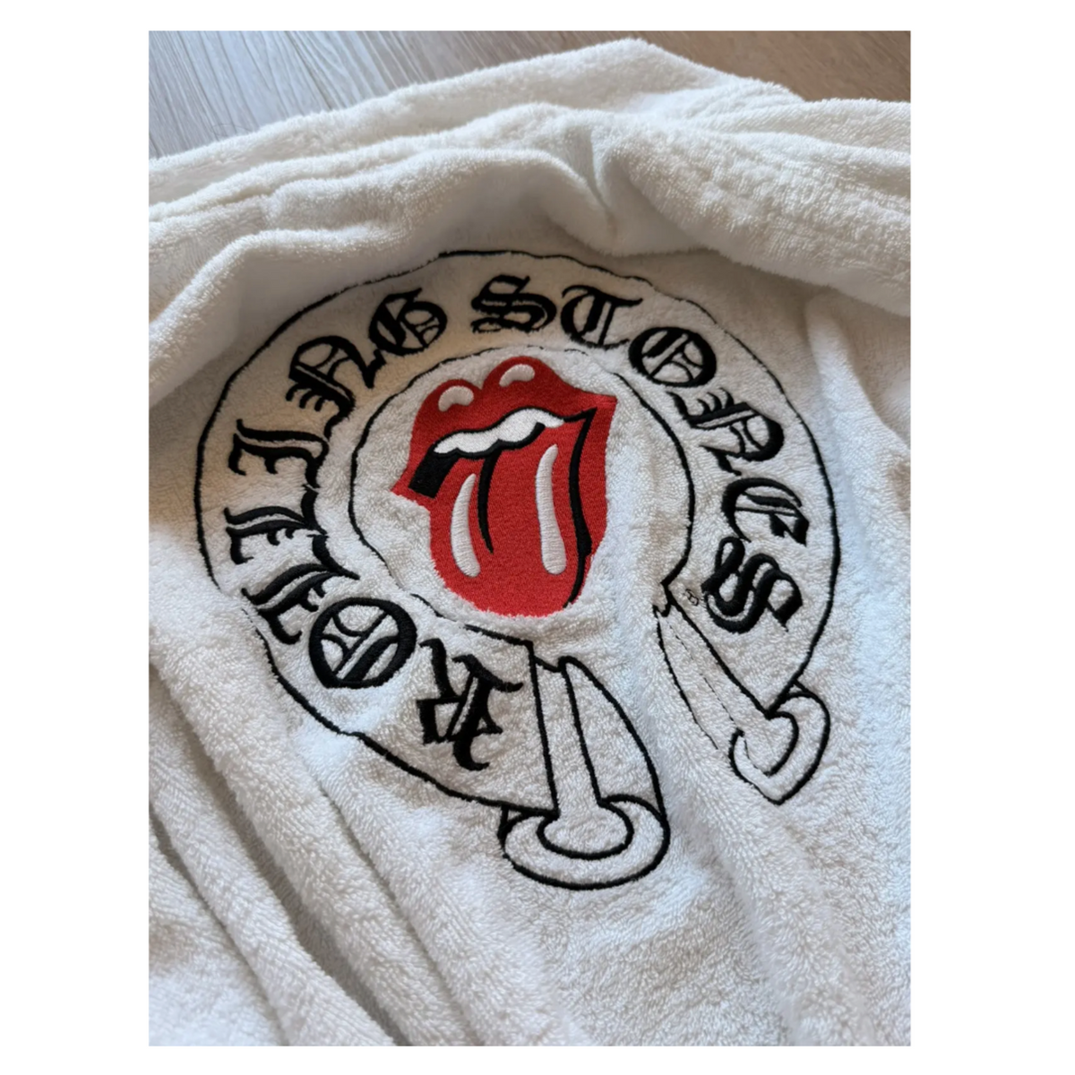 Chrome Hearts x Rolling Stones 'White' Bath Robe