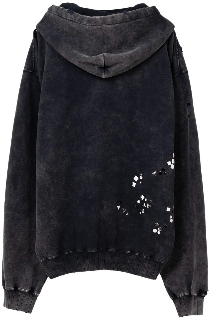 Maison Mihara Yasuhiro 'Embellished' Black Hoodie