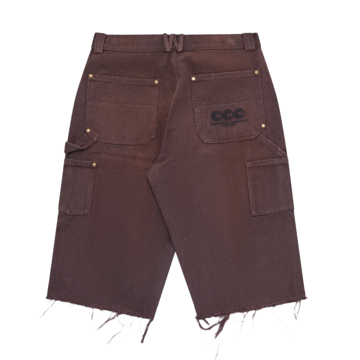 Willy Chavarria 'Brown' Workwear Carpenter Shorts 