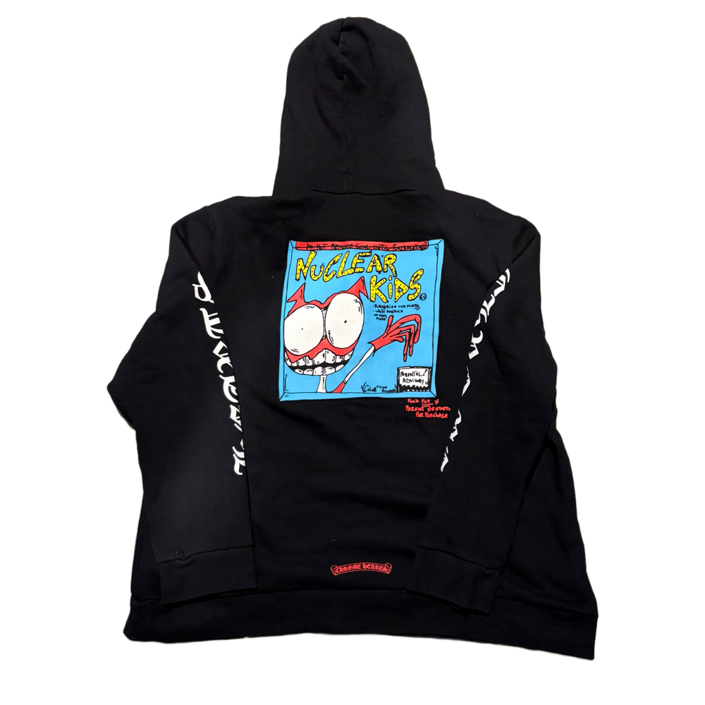 Chrome Hearts 'Black' Matty Boy Nuclear Kids Zip-Up Hoodie
