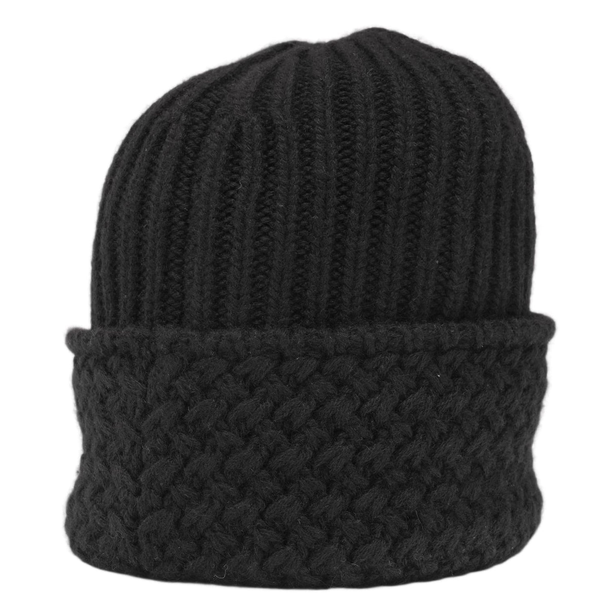 Chanel 'Black' CC Cashmere Knit Beanie